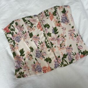 Zara Floral Corset Top